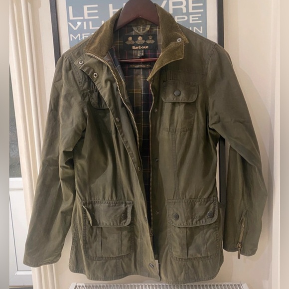 Barbour Olive Green Wax Jacket - Picture 1 of 4